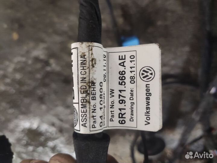 Проводка салона volkswagen polo 6 лифтбек