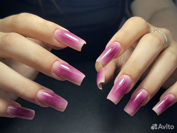 Укрепление дизайны ногтей, маникюр/педикюр выезд