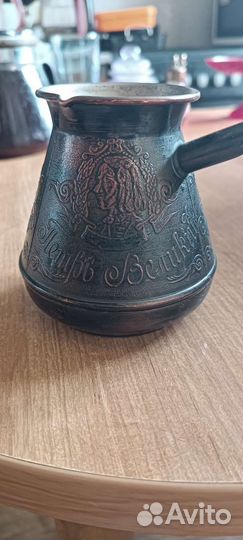 Турка для кофе медная