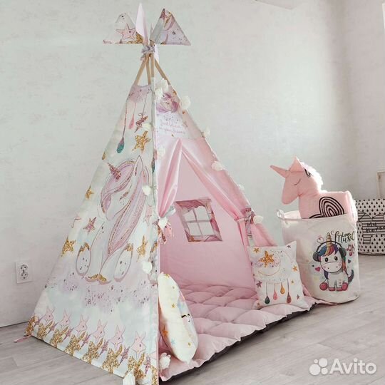 Вигвам / Палатка / шатер, детский, новый, единорог