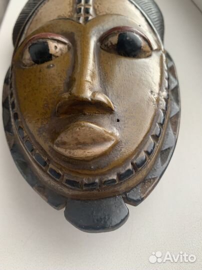 Винтажная Маска народа Baule Кот-Дивуар