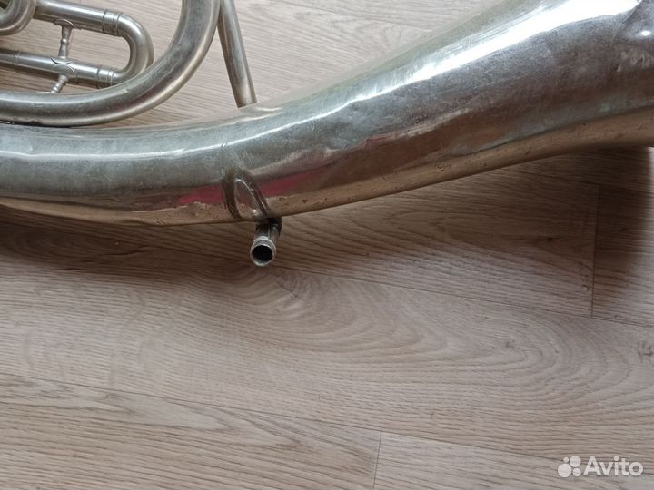 Музыкальный духовой инструмент труба СССР