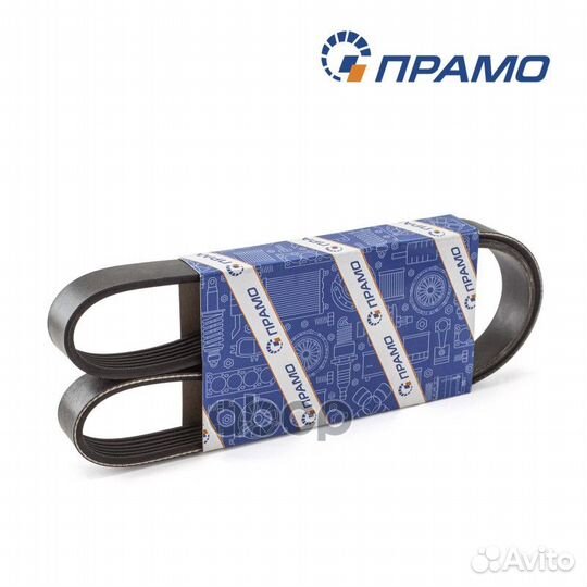 Ремень генератора УАЗ (дв. змз-4091) 6PK1054 Прамо