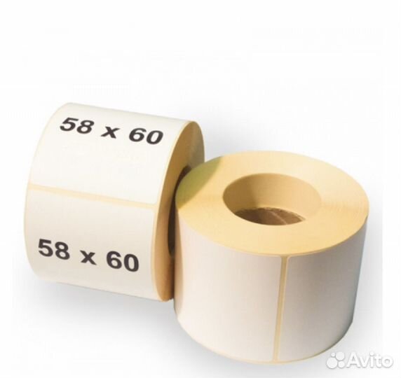 Термоэтикетки 58 х60