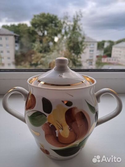 Винтажный фарфоровый сервиз, СССР, предметы