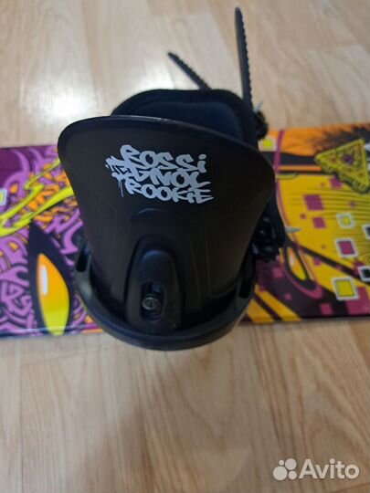 Сноуборд детский 110 см Black Fire с креплениями