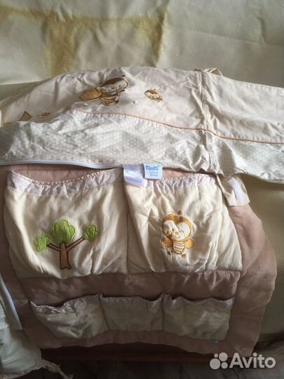 Детская кровать с пеленальным столиком