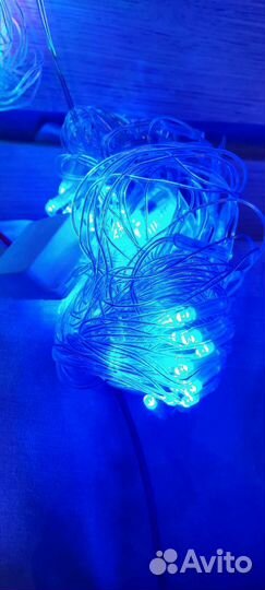 Гирлянда занавеска светодиодная новая сетка