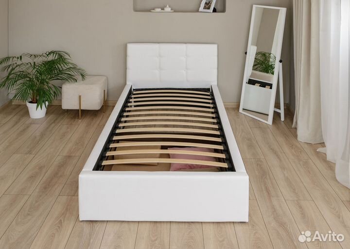 Кровать новая с матрасом 80х200 белая Роза
