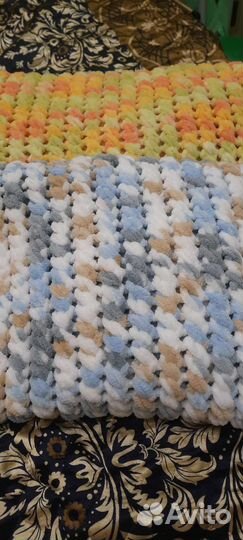 Плед детский плюшевый