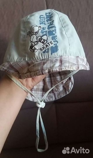 Летняя лёгкая кепка-панамка на мальчика