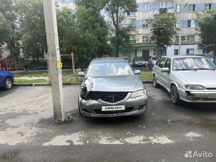 Mazda 6 1.8 МТ, 2003, битый, 377 000 км