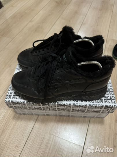 Кожаные кроссовки на меху Premiata Mick