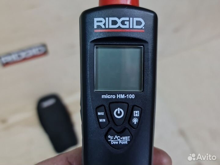 Измеритель темп и влажности ridgid micro HM-100