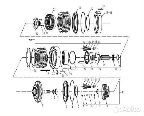 Диск соединительный - 3030900152ZL50.3.5-17 (sdlg)