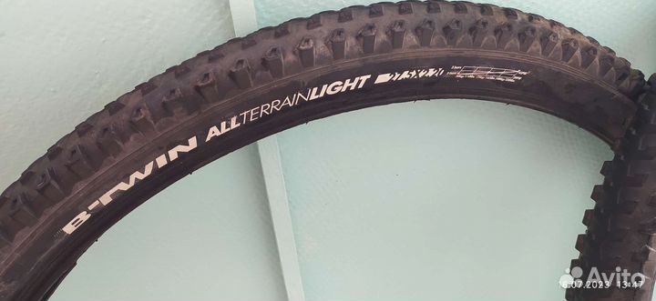 Велосипедная покрышка 27.5 btwin 3шт