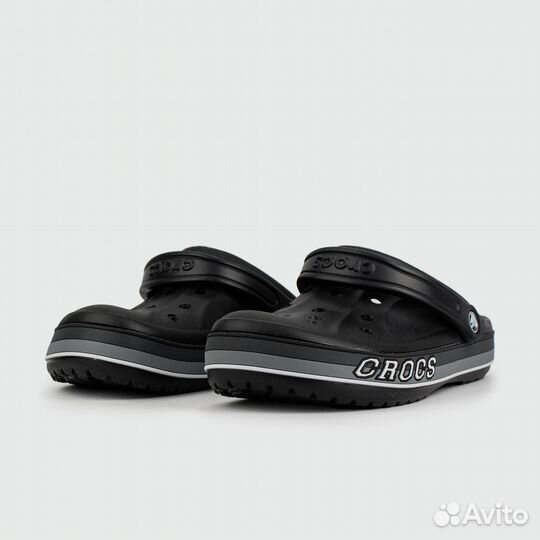 Сабо crocs Bayaband Cloc Black Grey Lines