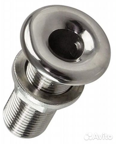 Шпигат нержавеющий бортовой, сливной, резьба 1