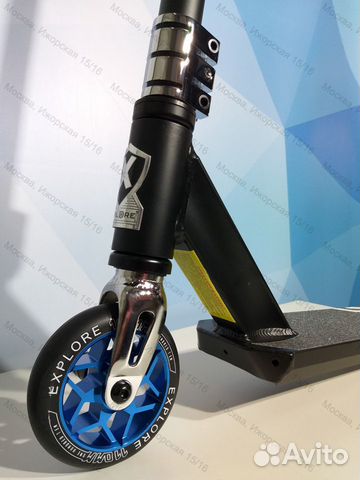 Трюковой самокат Explore Leidart Grand blue новый