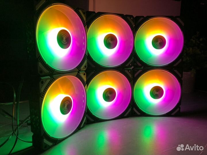 Вентиляторы (кулера) для пк с RGB подсветкой
