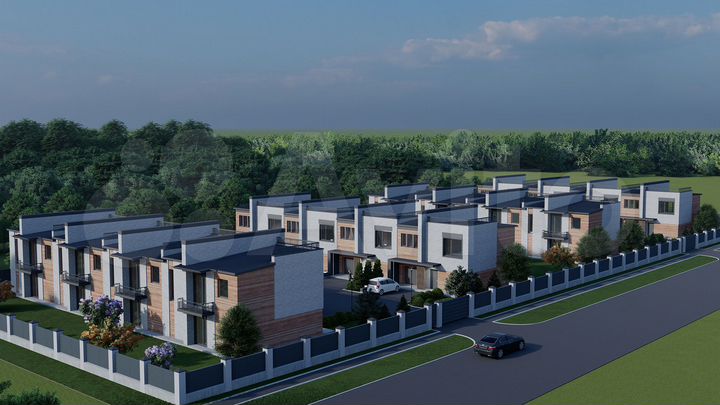 Таунхаус 199 м² на участке 2,5 сот.