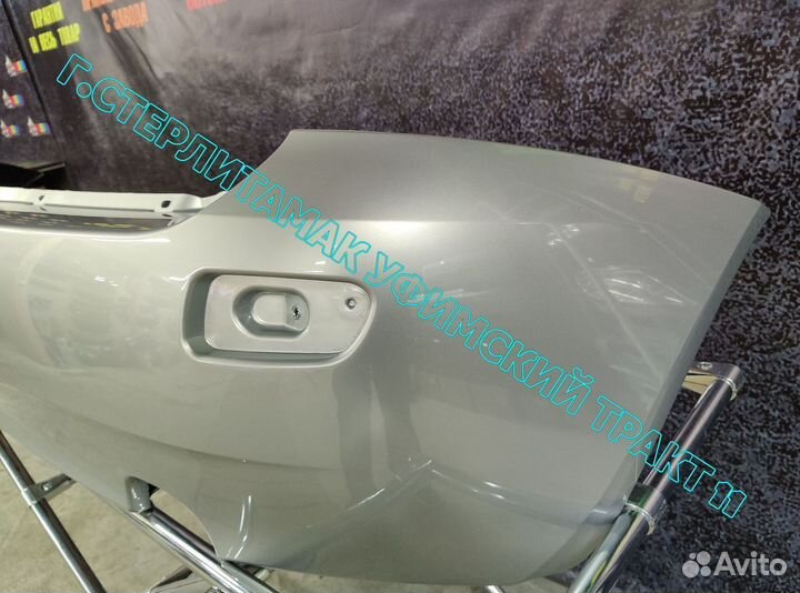 Бампер задний 1119 хэтчбек все цвета новый калина