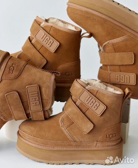 Ugg Neumel Platform Buckle Chestnut