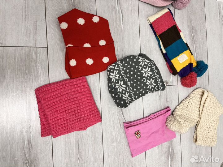 Шапки и шарфы для девочки
