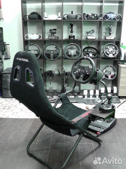 Logitech G920+кпп Кресло PlaySeat xbox PC