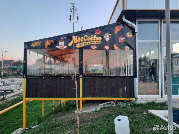 Мягкие окна для террас и беседок