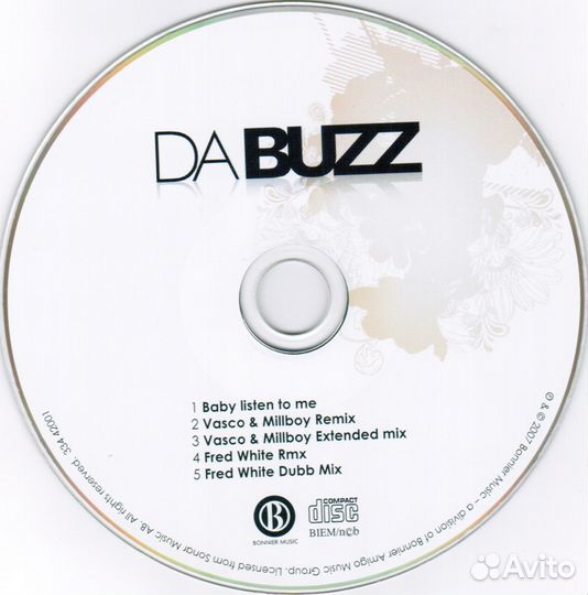 Da buzz, сингловые альбомы на CD