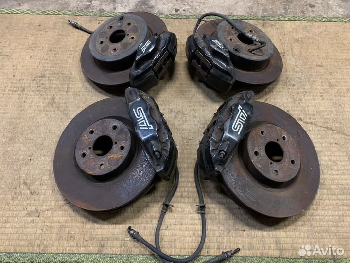 Brembo тормоза subaru impreza wrx sti grb