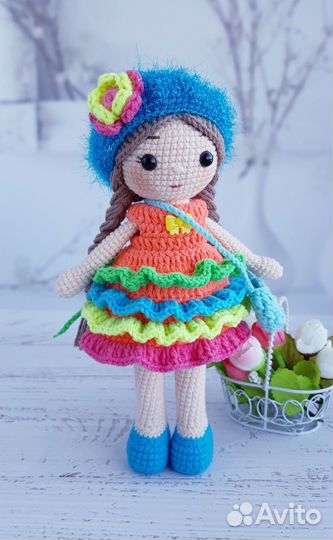 Вязаные игрушки ручной работы амигуруми