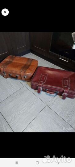 Кожаные чемоданы СССР