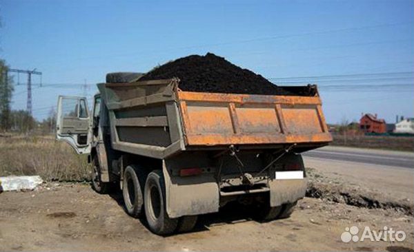 Черный растительный грунт