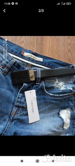 Ремень Calvin Klein. Оригинал. 85