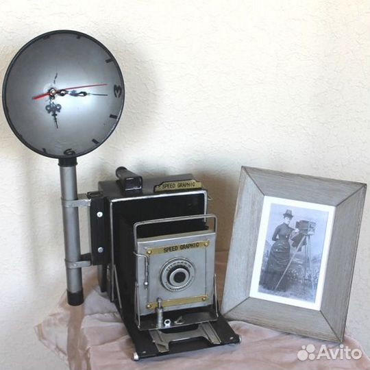 Часы для интерьера /фотосессий (ретро фотоаппарат)
