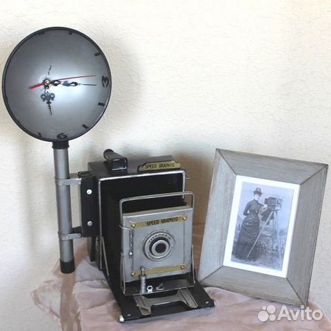 Часы для интерьера /фотосессий (ретро фотоаппарат)