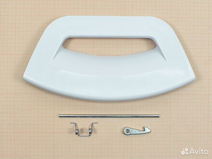 Ручка люка Indesit, серия Futura, белая, код 28778