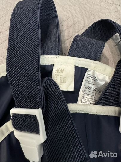 Непромокаемый комбинезон H&M и варежки reima