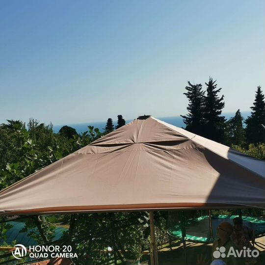 Тент для зонта 4х4 м
