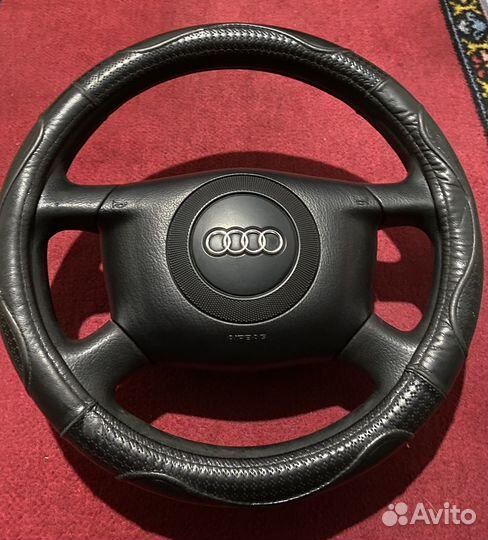 Руль Audi A6 C5 в сборе с Airbag рулевое колесо