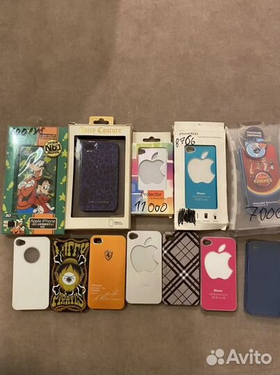 Чехлы на iPhone 4,4s,5(ассортимент)
