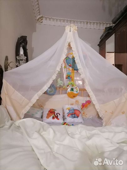 Балдахин, Бортики, Комплект белья