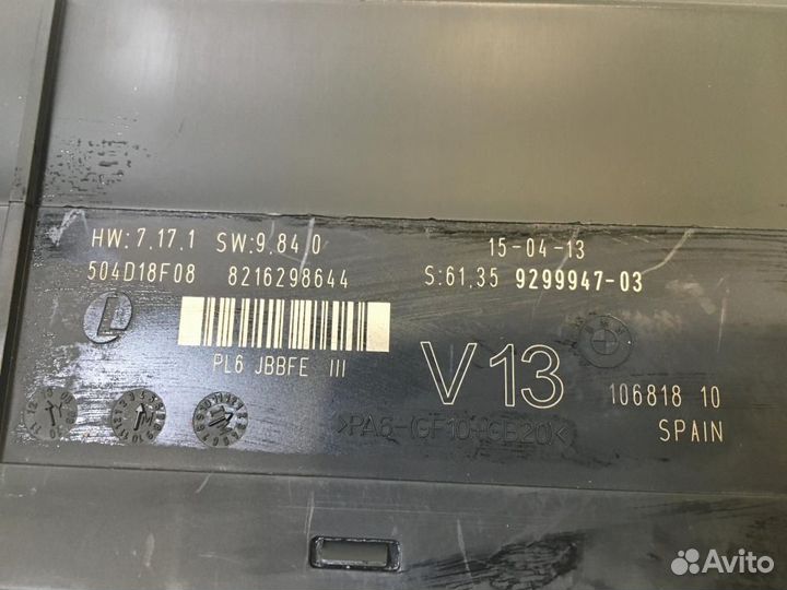 Блок комфорта BMW 6-series F06