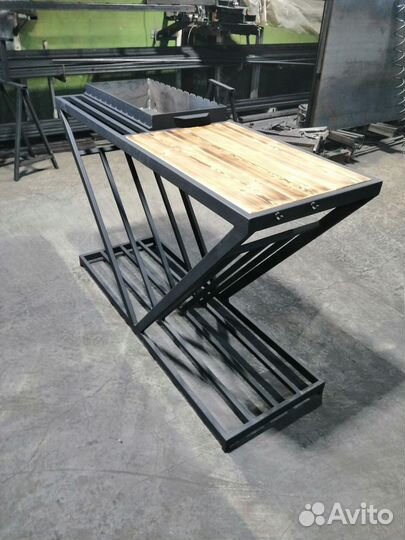 Мангал в стиле лофт