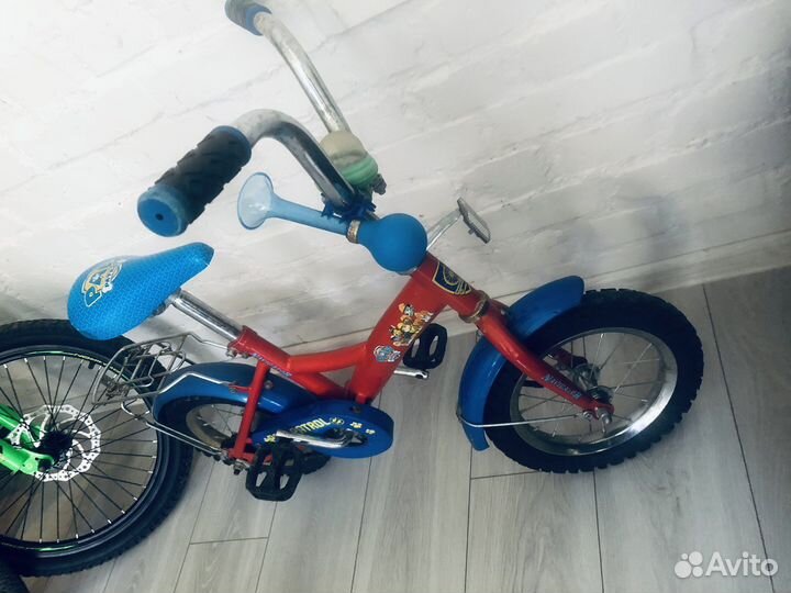 Детский велосипед Щенячий патруль