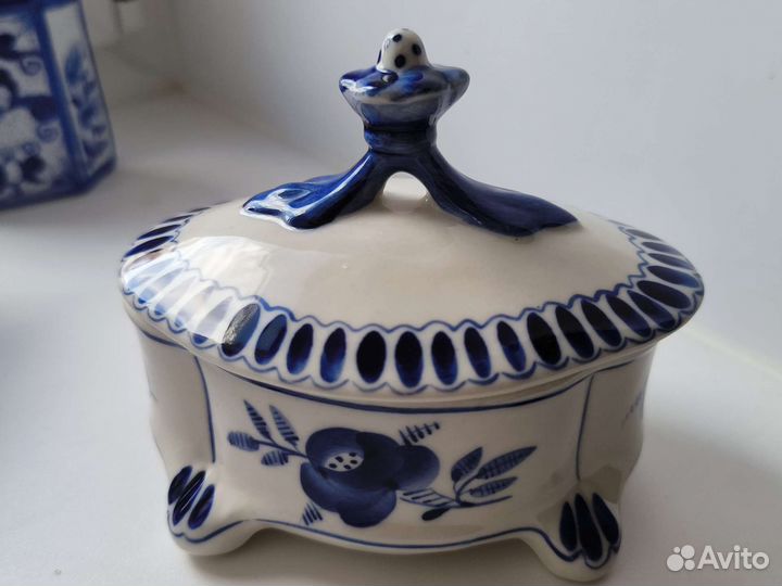 Гжель сахарница