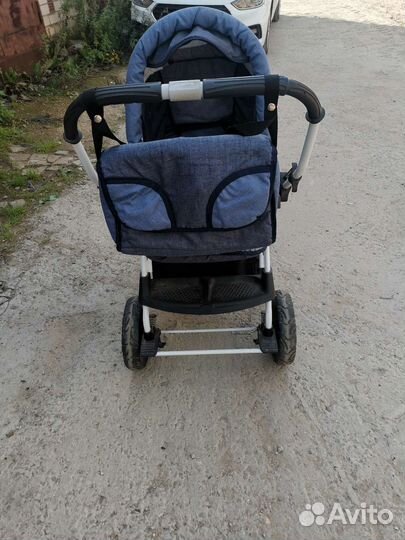 Коляска-трансформер Babyton Pillo OX Dark Blue