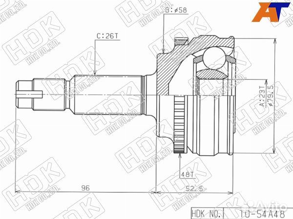 Шрус привода nissan bluebird sylphy